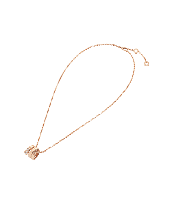 Bob Snake Giorno Triple Band Pendant – Moissanite Head & Tail | Yellow, Rose & White Gold — real photo 6