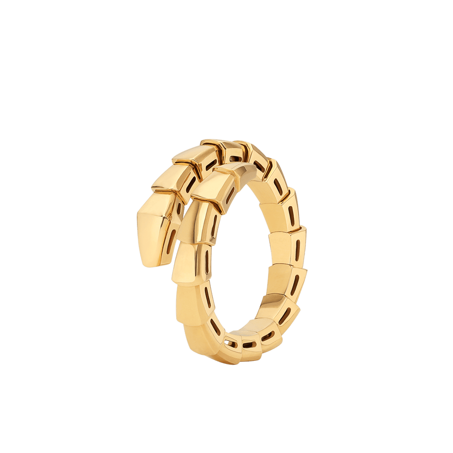 Bob Snake Giorno Open Ring – High Polish Minimal Design — real photo 1