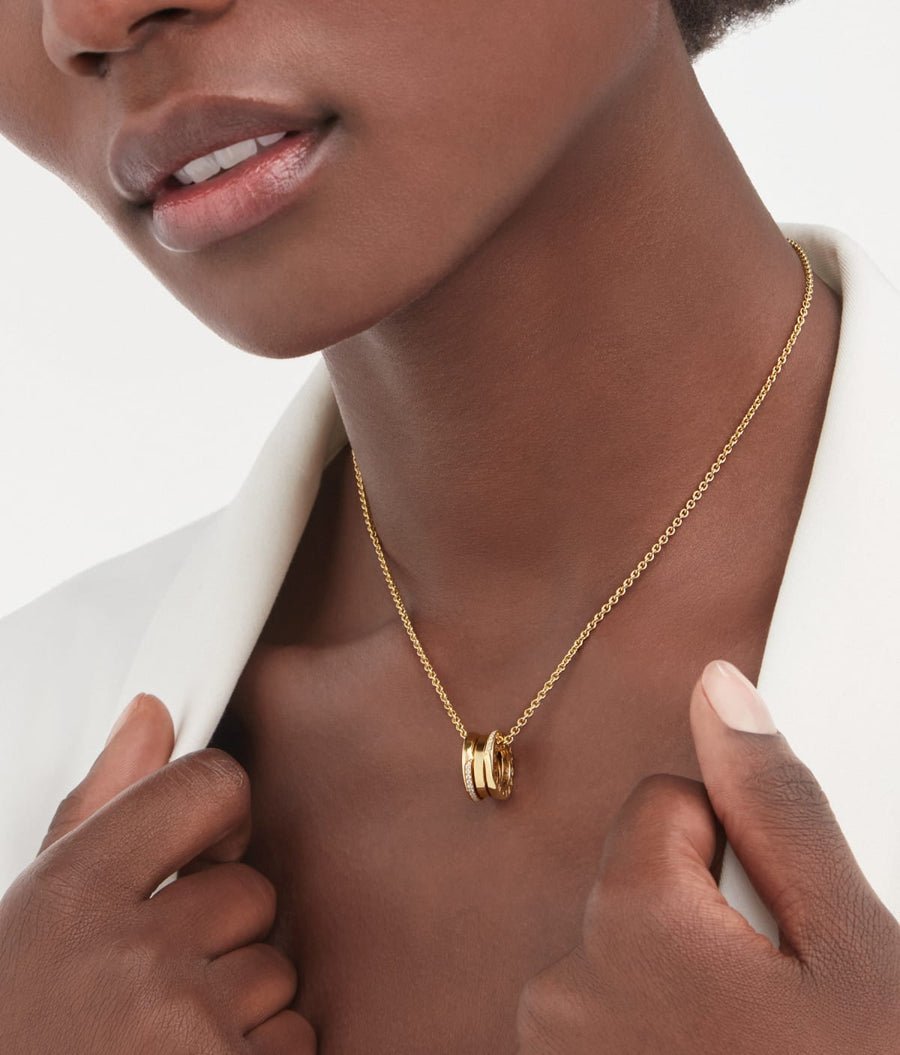Bob Rollers Marlo  Pendant , Moissanite| Yellow, Rose & White Gold — real photo 3