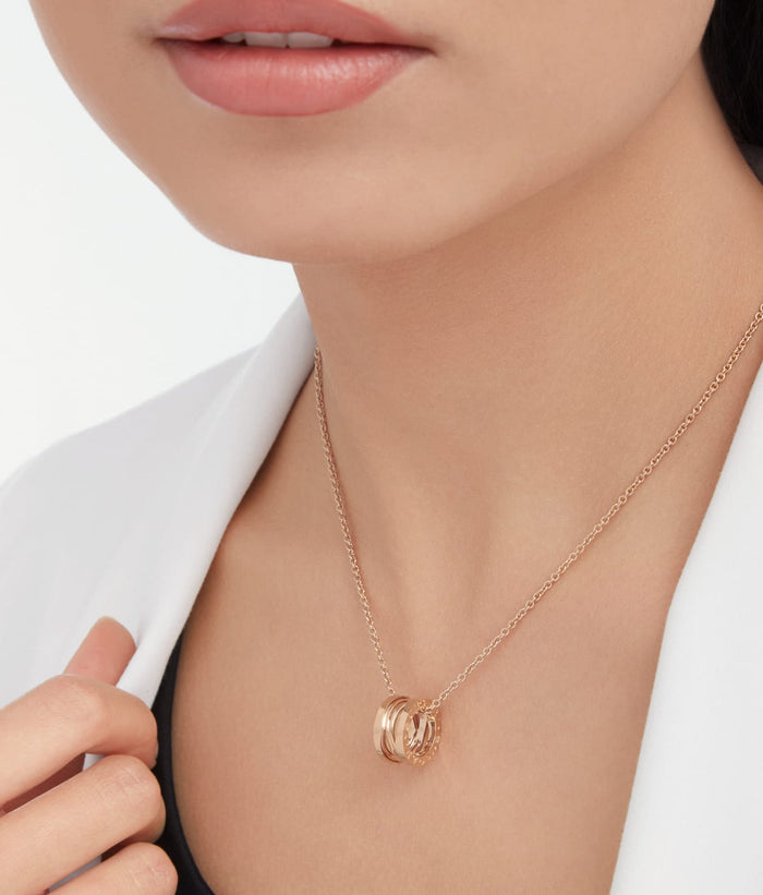 Lotteds Bob Rollers Marlo  Necklace, Open work,Rose Gold, Plain, High Polish — real photo 5