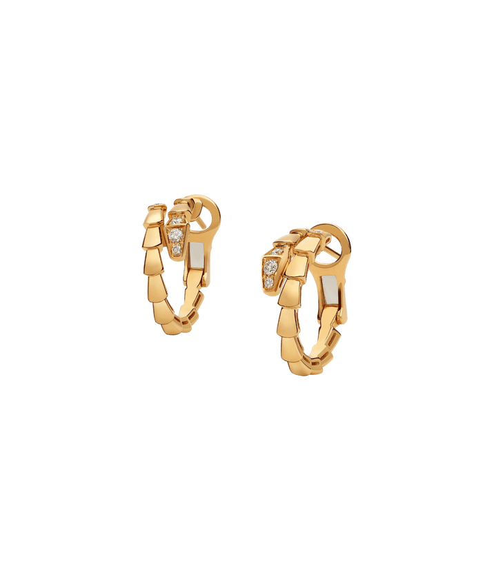 Bob Snake Giorno Moissanite Head & Tail Earrings — real photo 5