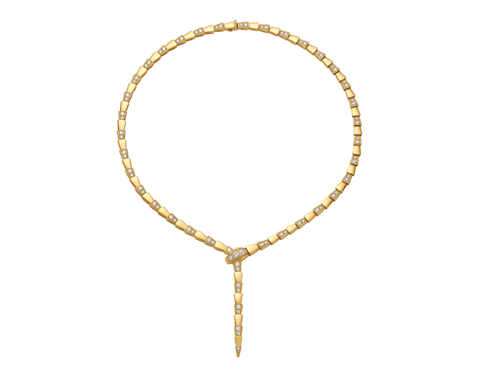 Lotteds Bob Snake Giorno Wrapped Pendant Necklace – Moissanite Pavé — real photo 6