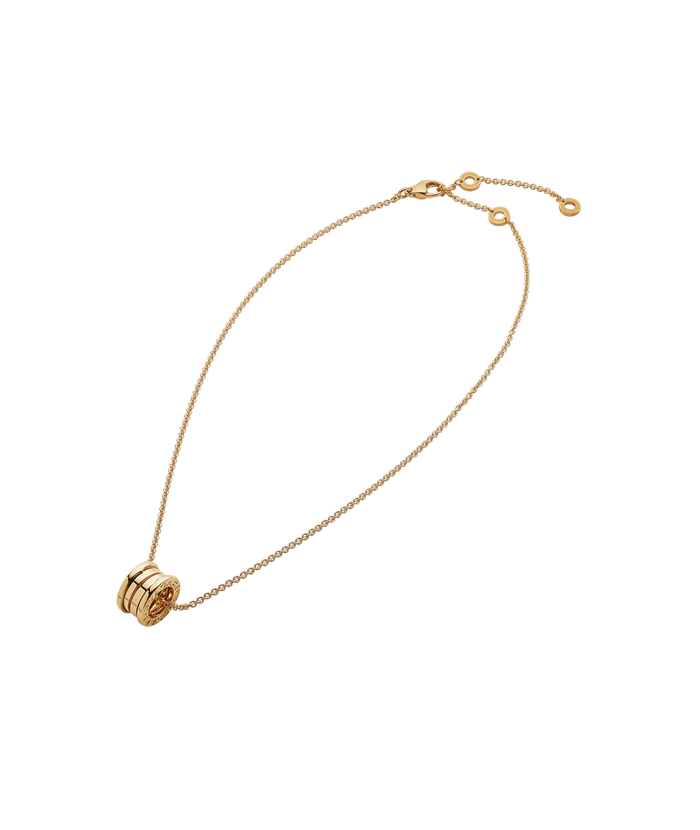 Lotteds Bob Rollers Marlo Pendant Necklace, Yellow Gold, Plain, High Polish — real photo 6