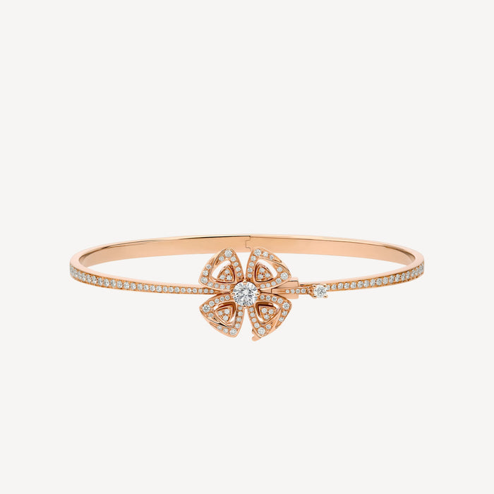 Bob Quatrefoil Rosalind Bracelet , Moissanite | Rose & White Gold — real photo 5