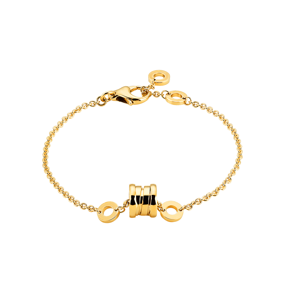 Lotteds Bob Rollers Marlo Charm Bracelet, High Polish| Yellow, Rose & White Gold — real photo 1