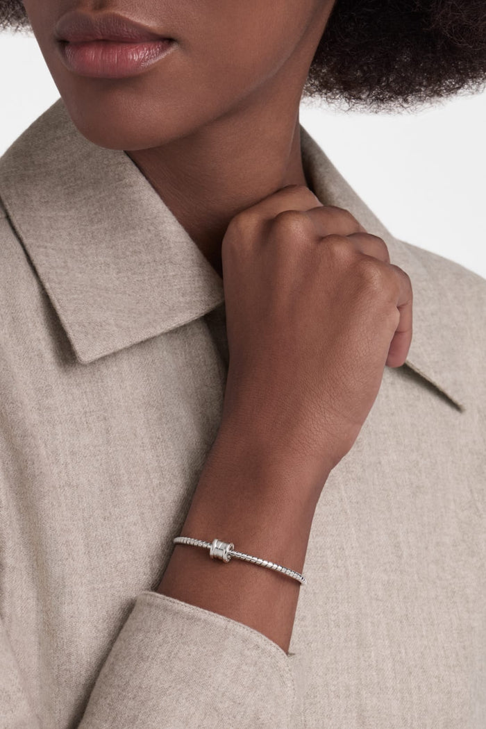 Bob Rollers Marlo Bracelet,No Gemstones| Yellow, Rose & White Gold — real photo 5
