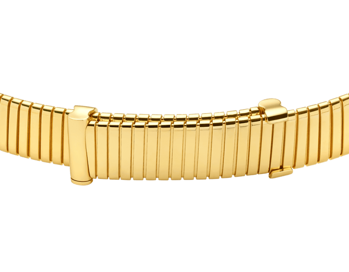 Bob Spirava Necklace, Yellow Gold, Geometric Totem — real photo 6