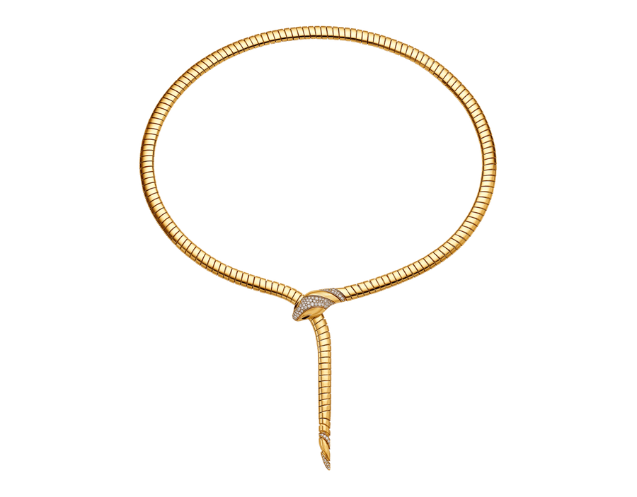Bob Spirava Necklace, Yellow Gold, Moissanite & Onyx ,Custom — real photo 2