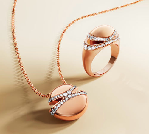 Aura Convex Dome Ring