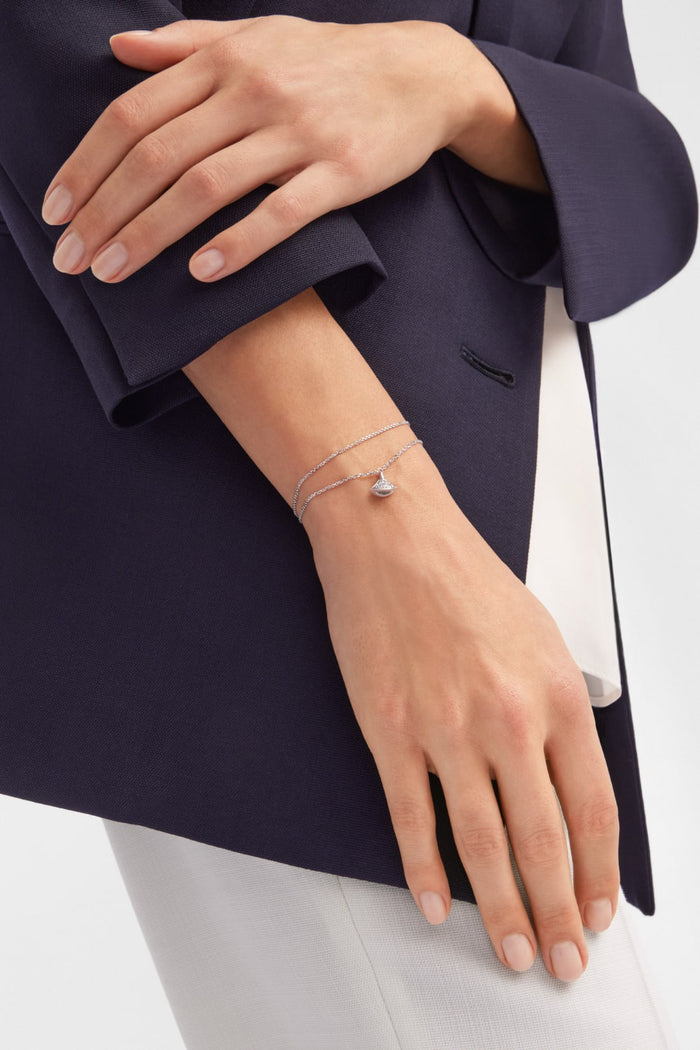 Bob Aeris Fan Starlet Shimmer Bracelet,Fan Motif| Yellow, Rose & White Gold — real photo 5