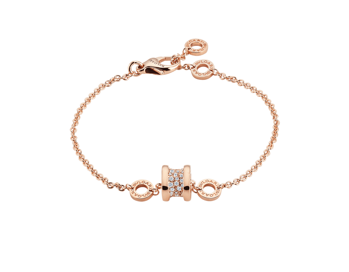 Bob Rollers Cordelia Bracelet ,Chain| Yellow, Rose & White Gold — real photo 1