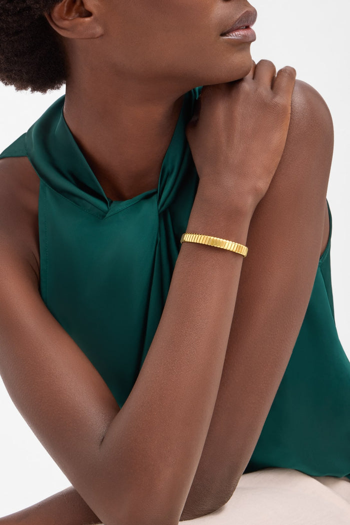 Bob Spirava Bracelet, Yellow Gold — real photo 4