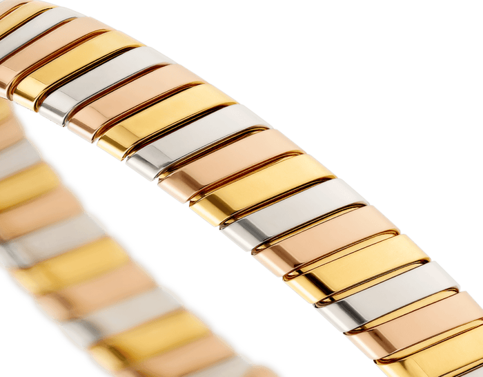 Bob Spirava Bracelet, Rose Gold & White Gold — real photo 5