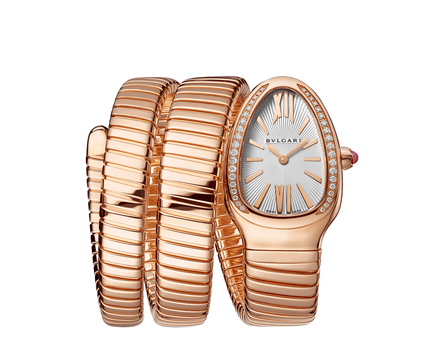Bob Snake Chrono Rose Gold Watch Moissanite — real photo 2