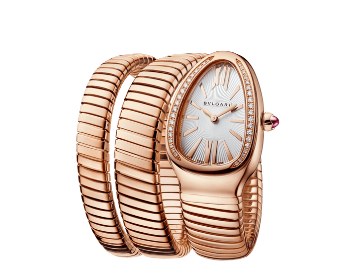 Bob Snake Chrono Rose Gold Watch Moissanite — real photo 5