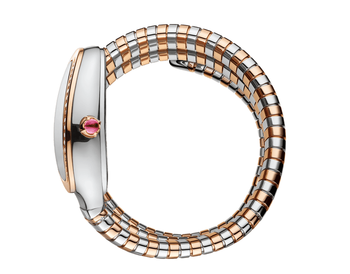 Bob Snake Chrono Rose Gold Watch double-spiral watch — real photo 5