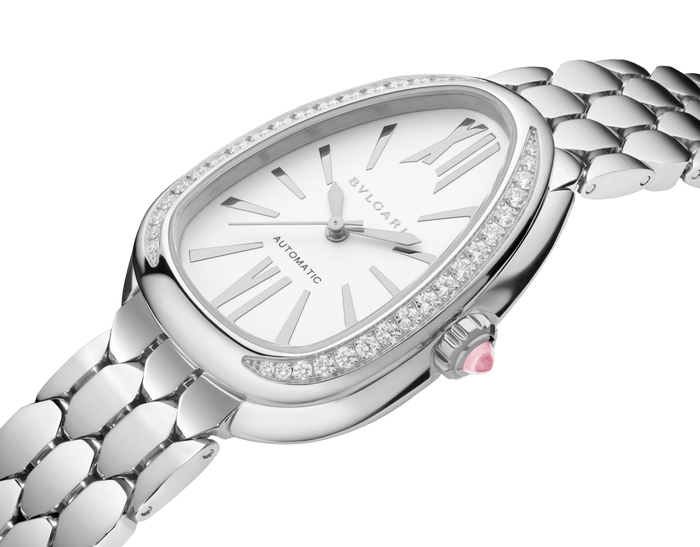 Bob Snake Spiga White Gold Watch With Diamond-set Bezel And White Opaline Dial — real photo 5