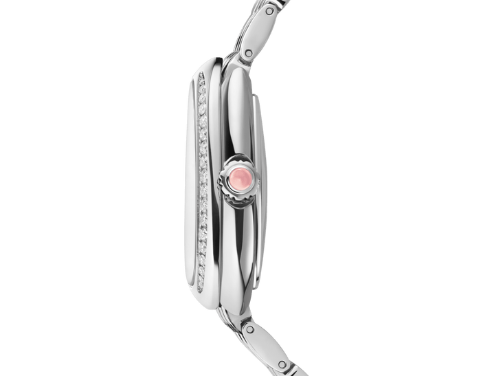 Bob Snake Spiga White Gold Watch With Diamond-set Bezel And White Opaline Dial — real photo 6