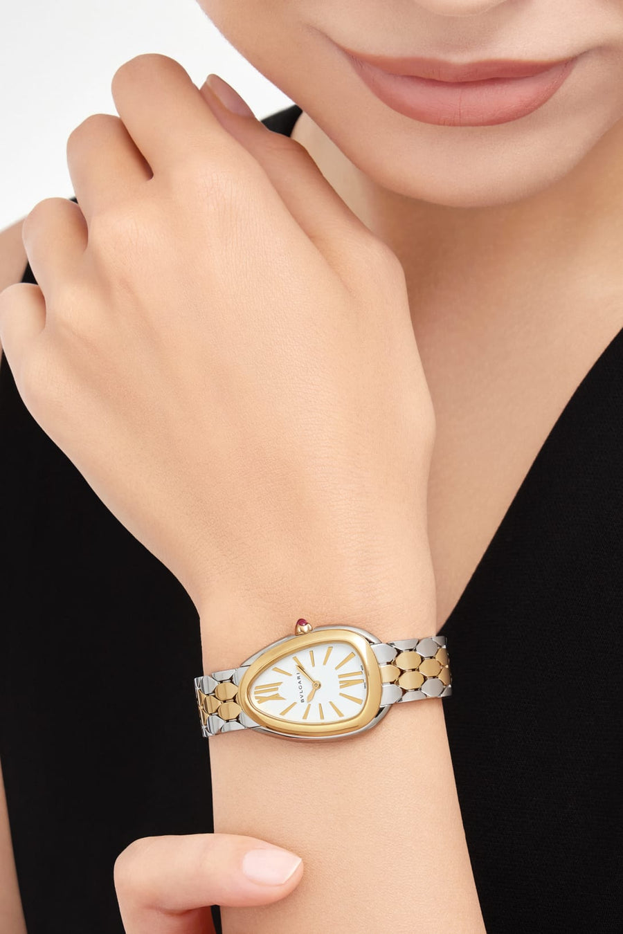 Bob Snake Spiga Yellow Gold Watch — real photo 3