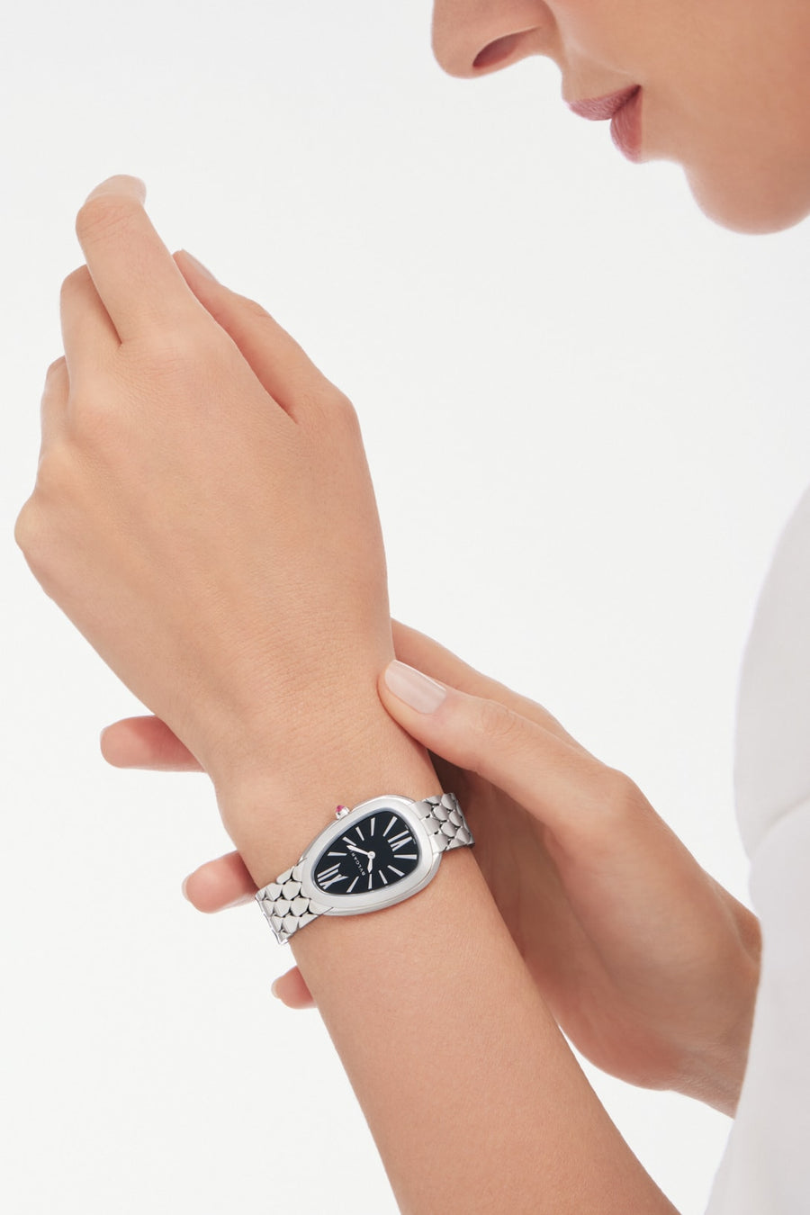 Bob Snake Spiga White Gold Watch — real photo 3