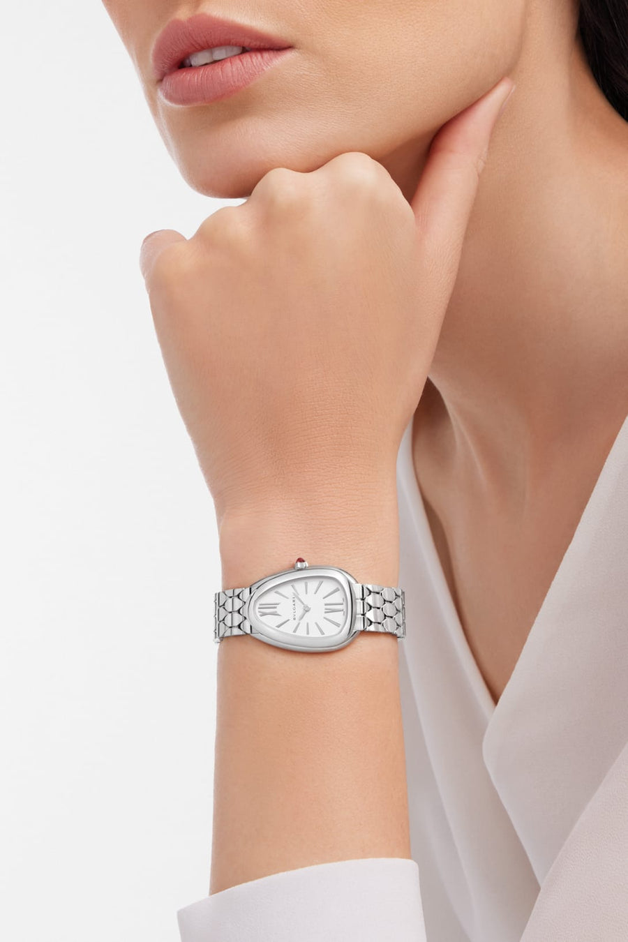 Bob Snake Spiga White Gold Watch Quartz — real photo 3