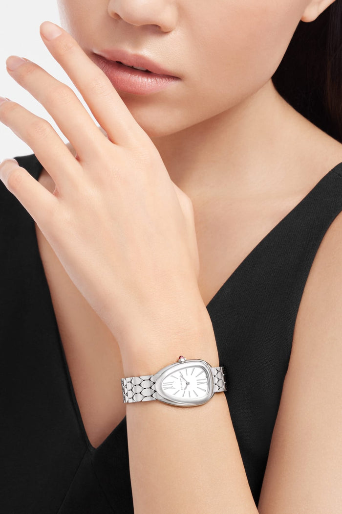 Bob Snake Spiga White Gold Watch Quartz — real photo 4