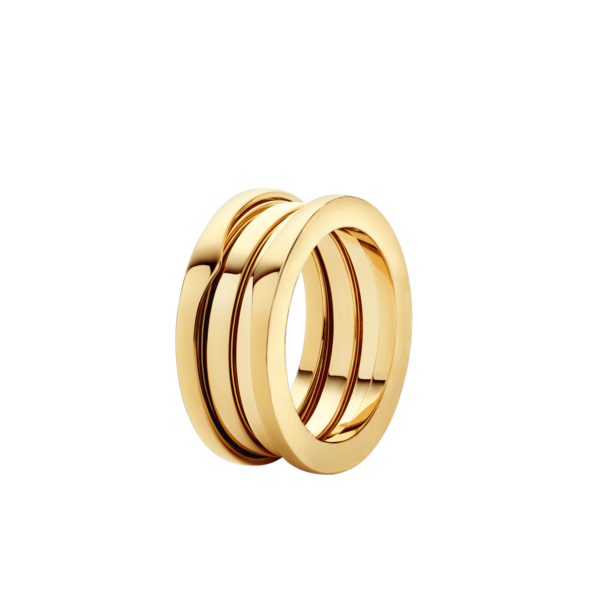 Lotteds Bob Rollers Marlo 2  Band Ring| Yellow, Rose & White Gold — real photo 1