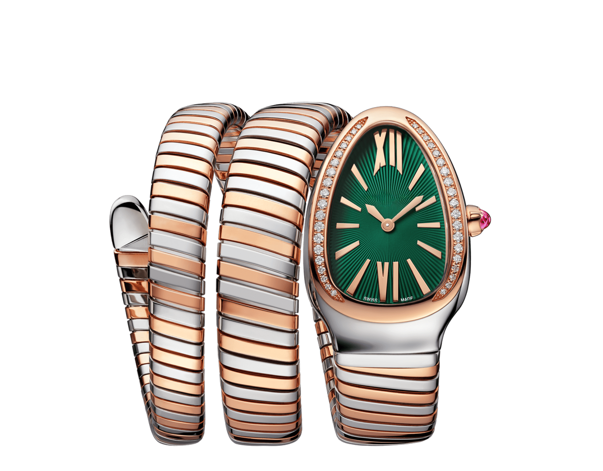 Bob Snake Chrono Rose Gold Watch double-spiral watch — real photo 1