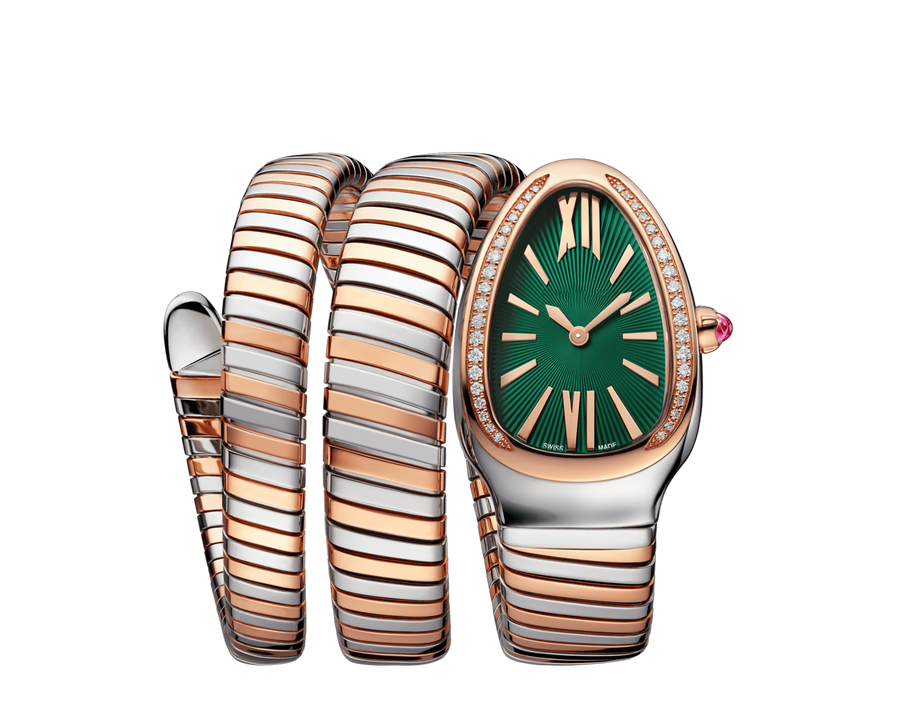 Bob Snake Chrono Rose Gold Watch double-spiral watch — real photo 2
